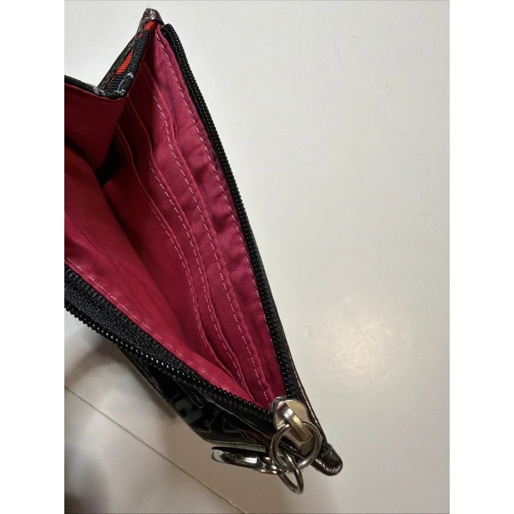 NWOT COACH Poppy Graffiti Small Keyring Coin Purse Limited